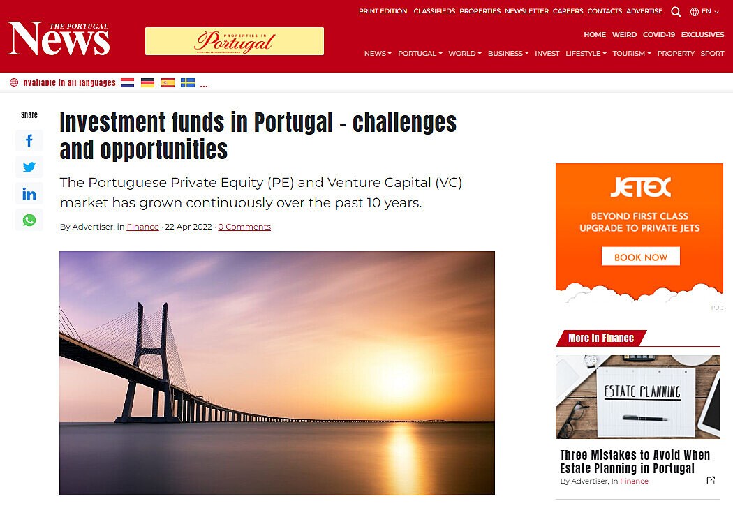 Investment funds in Portugal  challenges and opportunities